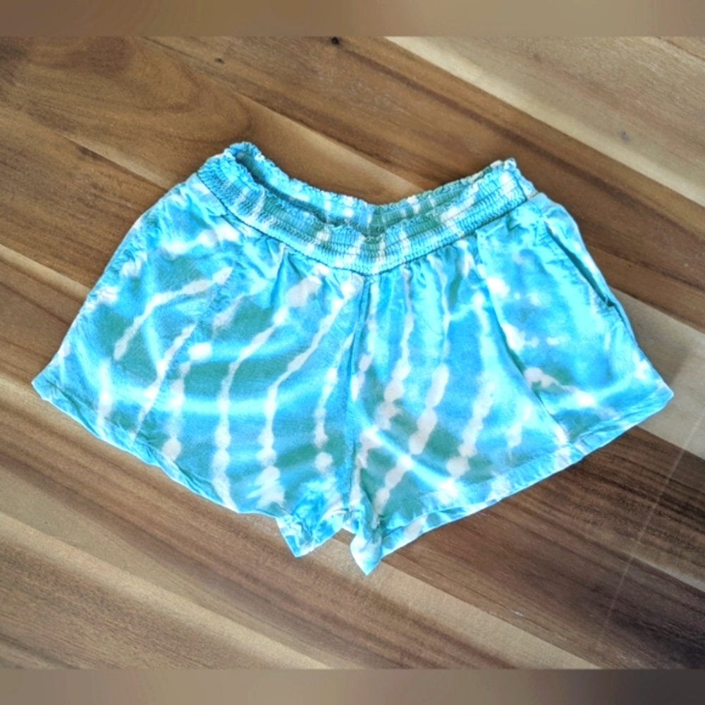 Angie Girls beach shorts sea green 8
